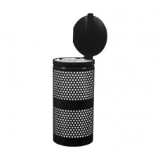 Landscape Series™ Perforated Waste Receptacle with Lid