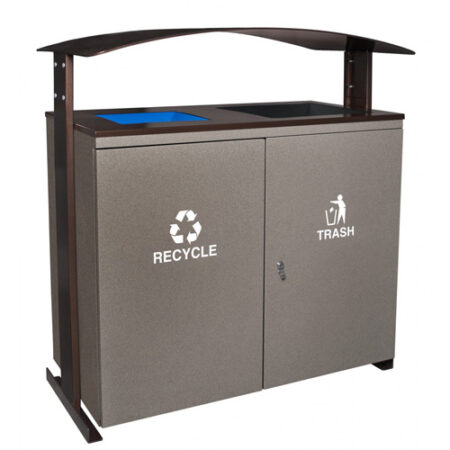 Ellipse Collection™ Large Capacity Two Stream Receptacle