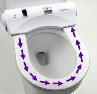 Hygolet® Sanitary Toilet Seat System & Refills