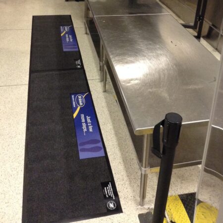 TSA and Airport Security Antimicrobial Disposable Checkpoint Runners